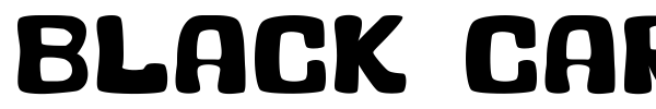 Black Carrot font preview